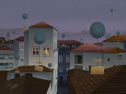 毕业创作——以“信”为主题的超现实主义插画作品(2)