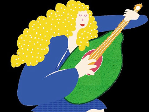 弹吉他（个人主页-ZMzE0MjU1NDA=） - 商业插画 - 站酷设计师XiaoruanRosa原创素材 - 站酷ZCOOL