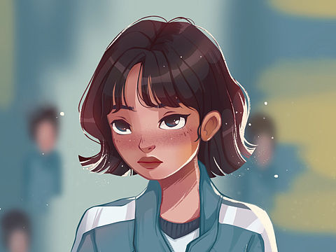 美式卡通头像练习