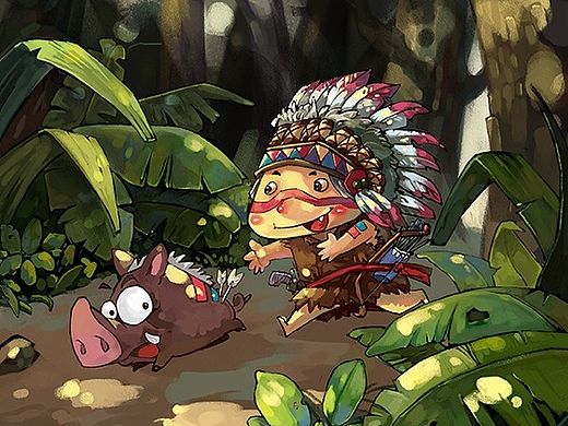 印第安人捕猎记