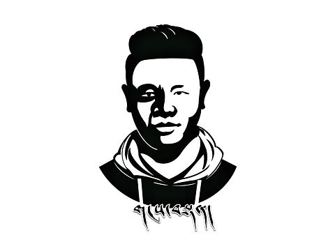 GD 人像logo设计