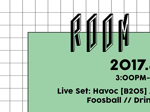 Room party poster
