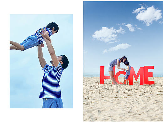 亲子情侣童装拍摄