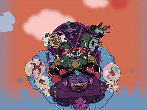 假期结束了（个人主页-ZMzc4ODc1NTI=） - 新锐潮流插画 - 站酷设计师菠萝壹原创素材 - 站酷ZCOOL