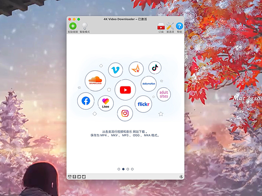 4K Video Downloader for Mac(4k高清视频下载工具)兼容m1/m2