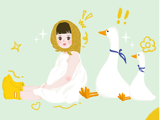 鸭鸭宝贝（个人主页-ZNjIxMTQ0ODQ=） - 艺术插画 - 站酷设计师爱喝柠檬茶l原创素材 - 站酷ZCOOL