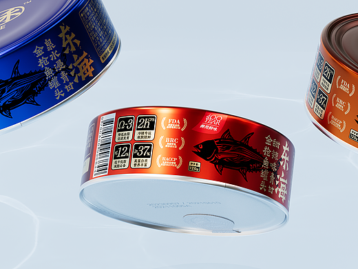 渔禾×SansStudio｜金枪鱼罐头产品系列包装设计