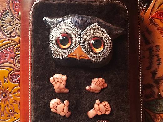 孟璐璐皮雕工作室出品~萌绒绒系列之二