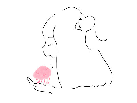 简笔画少女头像
