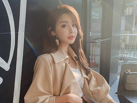 模特若雨  名媛风拍摄气质女装韩版拍摄 模特拍摄