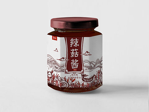 辣菇酱包装设计