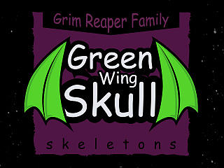 绿翼骷髅（头骨）（个人主页-ZNDI3MTgzNg==） - 主题/皮肤 - 站酷设计师蔡俊綦原创素材 - 站酷ZCOOL
