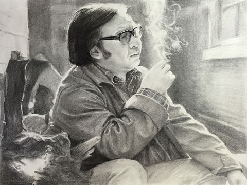 最近的一张素描练习，路遥（个人主页-ZMTQ2MTkxODQ=） - 绘画 - 站酷设计师momeak92原创素材 - 站酷ZCOOL