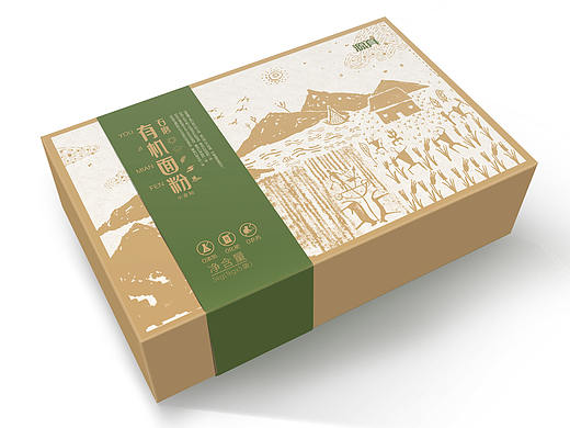 有机面粉包装设计