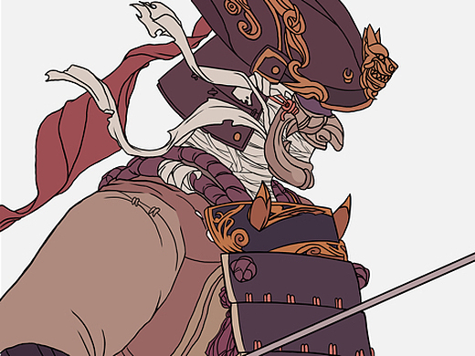 神鬼武士插画-艺术插画91021年前添加表情还没有收到留言