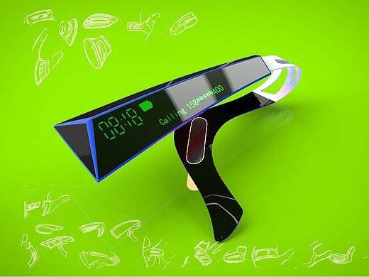 为快递员设计的库穿戴电子设备（大学时期作品）