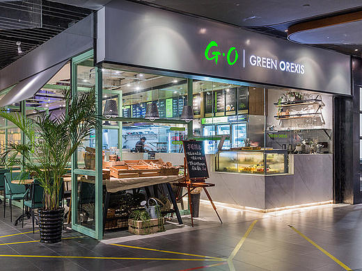 餐饮空间设计·G·O沙拉广州花城汇店
