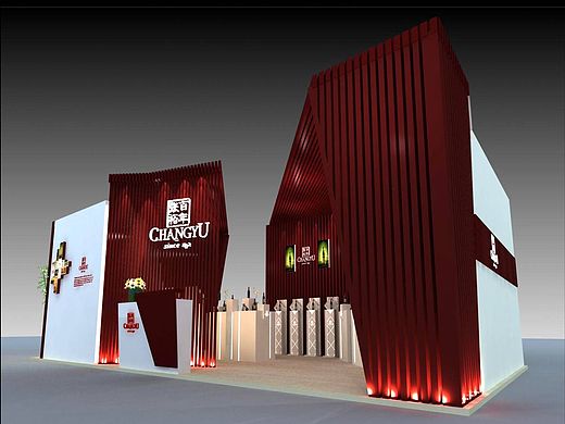 张裕红酒展厅设计