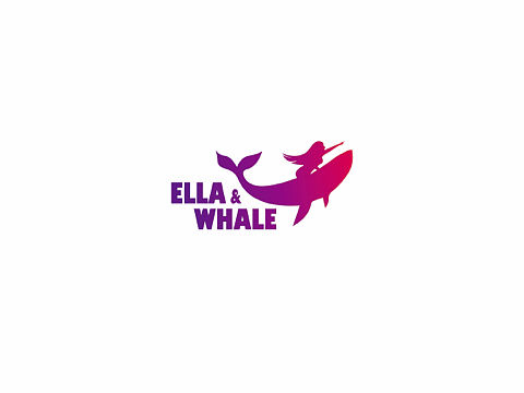 [2019] LOGO DESIGN 1. 骑着鲸鱼的美女（Ella&Whale）