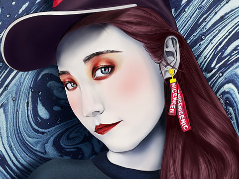 给好友画的一张头像