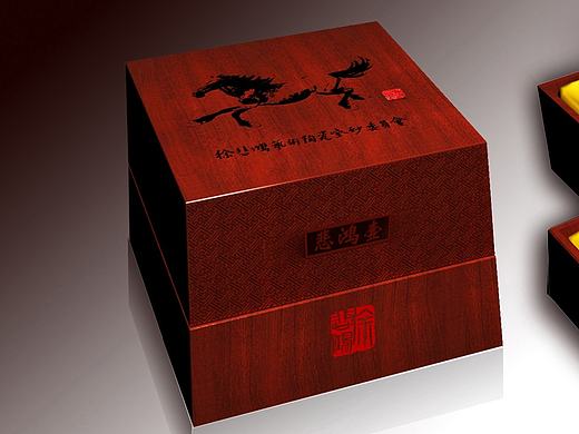 高档茶具包装——悲鸿壶（个人主页-ZMTk5OTE4Mjg=） - 包装 - 站酷设计师爱像水墨青花原创素材 - 站酷ZCOOL