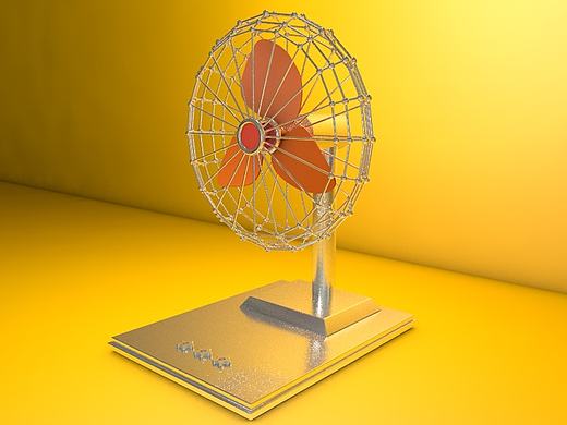 C4D电风扇小动画