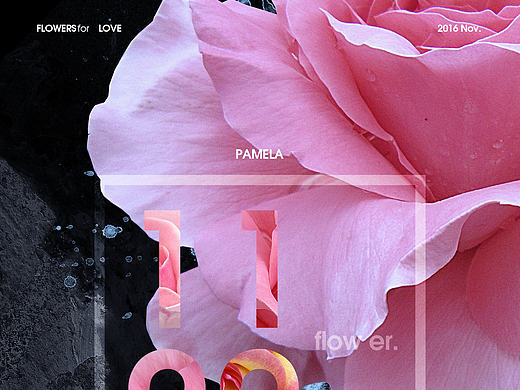 Flowers for Love/花与爱 概念海报设计 Poster Design