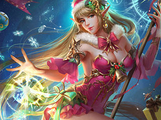 圣诞雪精灵（附过程）（个人主页-ZNjQ5NjkxNg==） - 商业插画 - 站酷设计师linkense7en原创素材 - 站酷ZCOOL