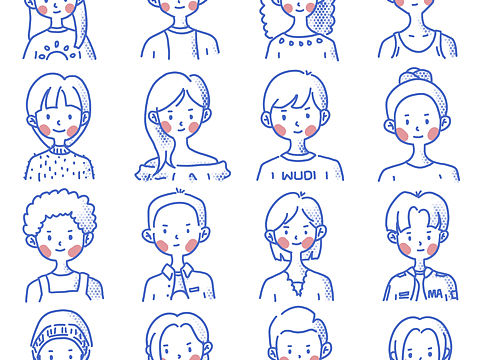 简笔画人物练习