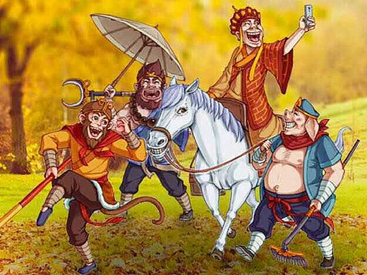 《西游记》题材插画