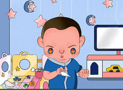 儿童插画（个人主页-ZNDYzODAwOTI=） - 儿童插画 - 站酷设计师隐儿哒哒原创素材 - 站酷ZCOOL