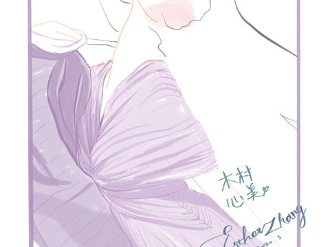 iPad时装画—木村心美