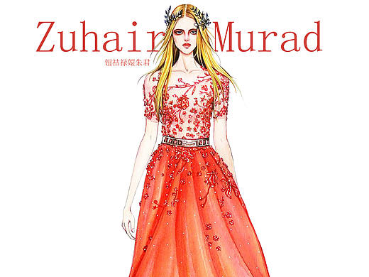 水彩時裝插畫（個人主頁-ZMTgzODg2ODA=） - 商業(yè)插畫 - 站酷設(shè)計師鈕祜祿嬛朱君原創(chuàng)素材 - 站酷ZCOOL