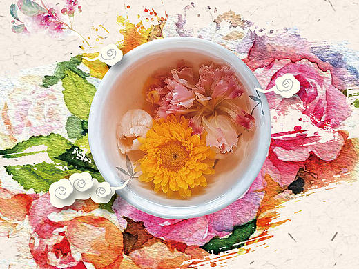 花茶海报