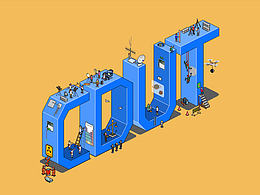 成都理工大学“CDUT”像素画