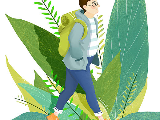 来一场说走就走的旅行（个人主页-ZNDg4NjE2NDA=） - 商业插画 - 站酷设计师Kitty47原创素材 - 站酷ZCOOL