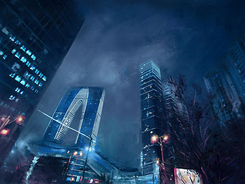 CG场景 《夜苏州》