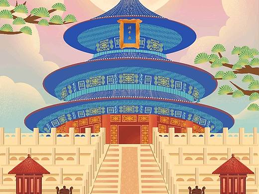 新国风插画临摹