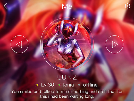 英雄联盟习作（个人主页-ZMTU4MjMxMjg=） - APP界面 - 站酷设计师可爱迷人的小贱贱原创素材 - 站酷ZCOOL