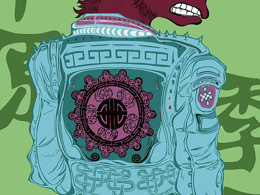 蒙古战马(电脑上色)