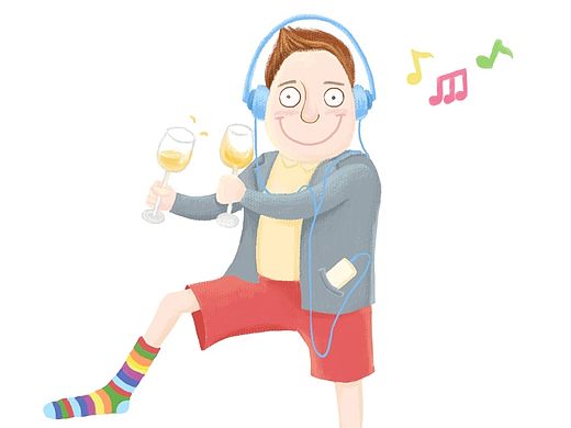 穿上彩虹袜子一起跳支舞吧~（个人主页-ZMTMwMTU4NTI=） - 商业插画 - 站酷设计师原来是螃蟹啊原创素材 - 站酷ZCOOL