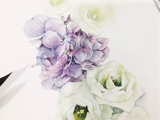 水彩花卉iing（個人主頁-ZNTExNDcxNjQ=） - 創(chuàng)作習(xí)作 - 站酷設(shè)計師一滴墨回原創(chuàng)素材 - 站酷ZCOOL