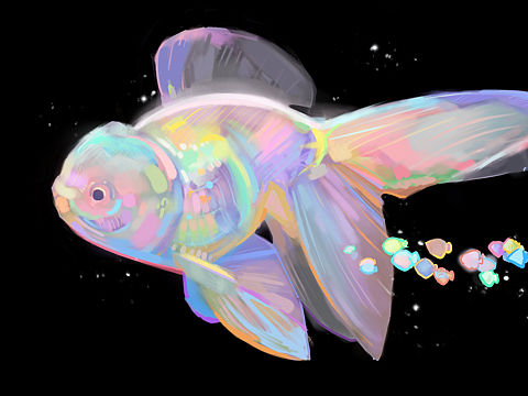 临摹咸鱼中下游老师的作品