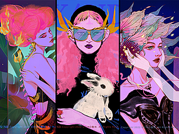 X1ND鑫地原创插画  |  时尚插画