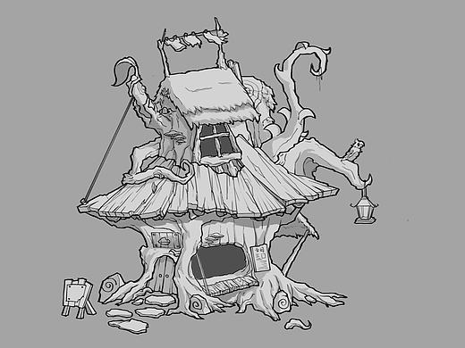 一些Q版建筑線稿練習(xí)（個人主頁-ZMTcyNDA0NDQ=） - 創(chuàng)作習(xí)作 - 站酷設(shè)計師K_A庫原創(chuàng)素材 - 站酷ZCOOL