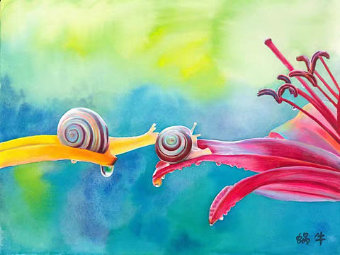 彩鉛蝸牛（個(gè)人主頁(yè)-ZMjMwNzczMDA=） - 繪畫 - 站酷設(shè)計(jì)師彩鉛蝸牛原創(chuàng)素材 - 站酷ZCOOL