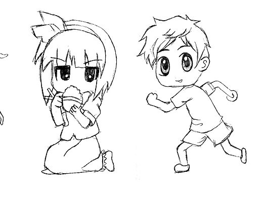 卡通畫練習(xí)（個(gè)人主頁-ZMTQyMTkxODg=） - 創(chuàng)作習(xí)作 - 站酷設(shè)計(jì)師雨山女喬原創(chuàng)素材 - 站酷ZCOOL