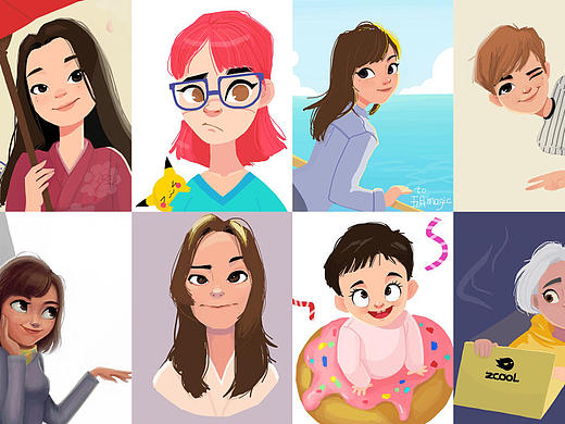 画我小像（个人主页-ZMTk3NDQ3MzY=） - 创作习作 - 站酷设计师被驯养的猫原创素材 - 站酷ZCOOL