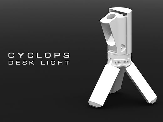 台灯.独眼巨人Cyclops desk light（个人主页-ZMTYwOTk0OTI=） - 生活用品 - 站酷设计师77LEE77原创素材 - 站酷ZCOOL
