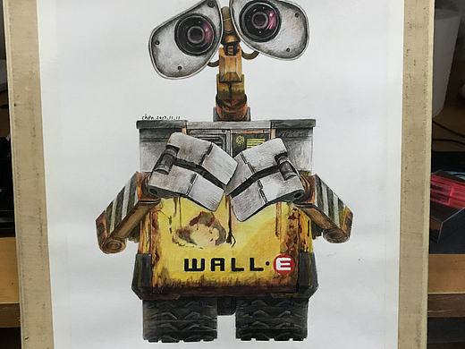 机器人瓦力（个人主页-ZMjQ3NTAzNzY=） - 绘画 - 站酷设计师Chen72385原创素材 - 站酷ZCOOL